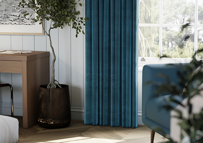 Premier Velvet (Thermal Blackout), Lagoon - Made to Measure Curtains - Image 5
